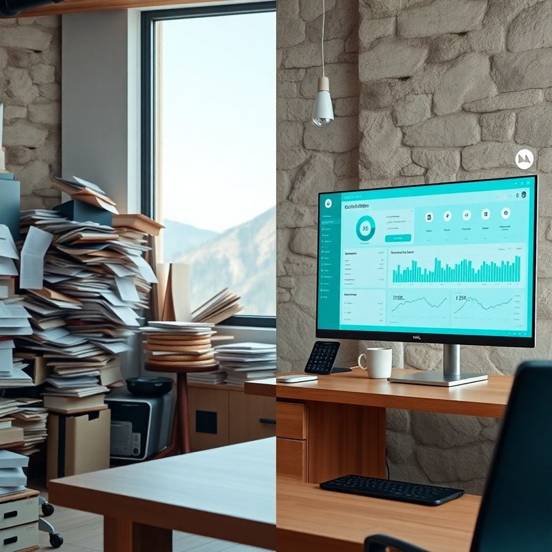 Prizor prehoda iz analognega procesa v digitalno kontrolno ploščo